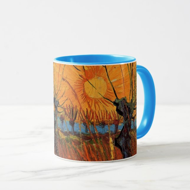 Taza Willows at Sunset de Vincent van Gogh (Anverso derecho)