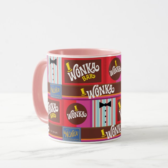 Taza Willy Wonka Candy Pattern (Anverso izquierdo)