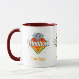 Taza Windhoek Namibia Retro Elephant Vintage Africa