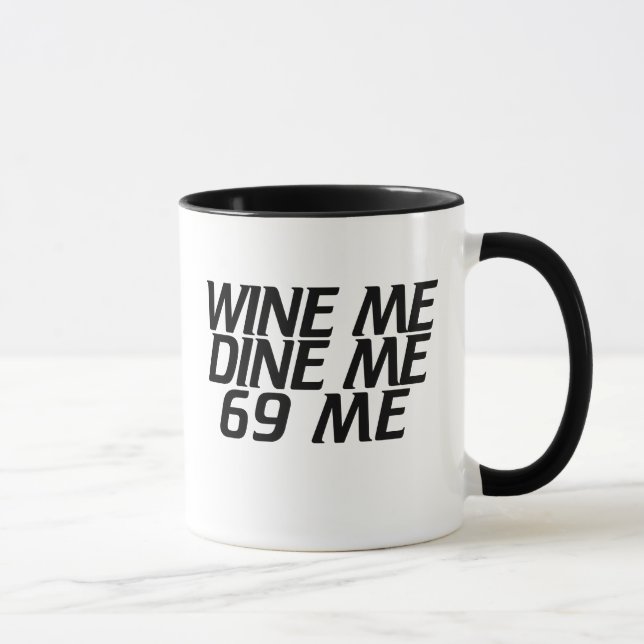 Taza Wine me Dine (Derecha)