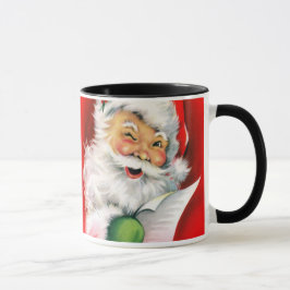 Taza Winking Santa