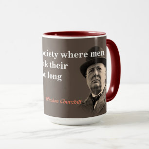 Taza Winston Churchill Cita Sobre La Libertad De Expres