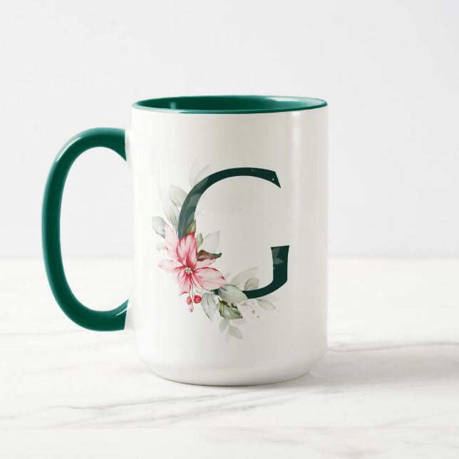 Taza Winter Berry G Monogram Mug (Izquierda)