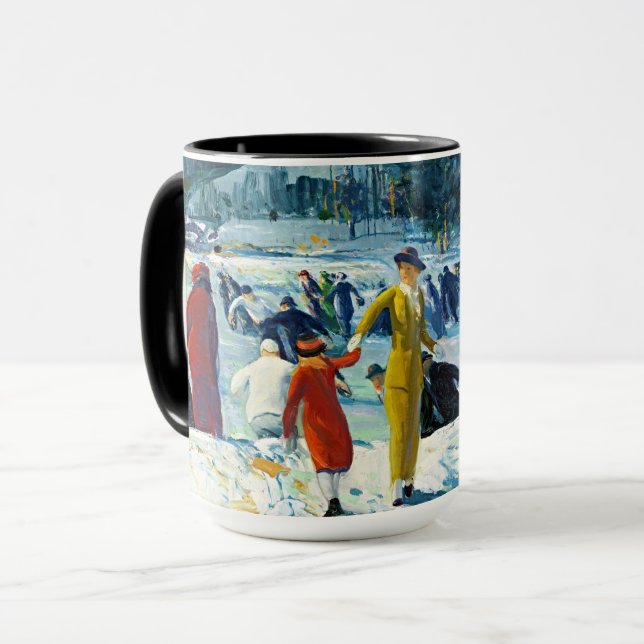 Taza Winter Joy – Bellows Ice Skating Mug (Anverso izquierdo)