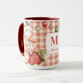 Taza Winter Red Christmas Silly Goose  1st birthday