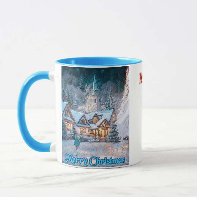 Taza Winter Wonderland: (Izquierda)