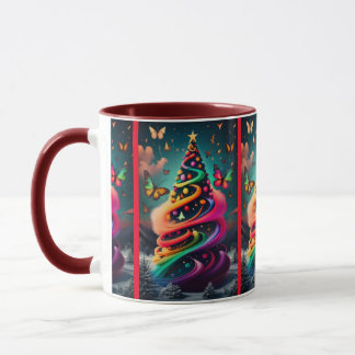 Taza Winter Wonderland: Extravaganza de árbol de Navida