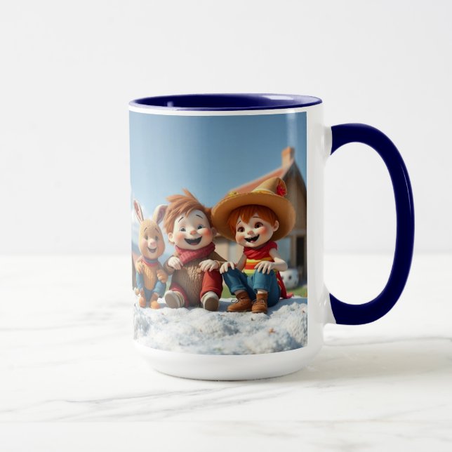 Taza Winterfreunde im Glück (Derecha)