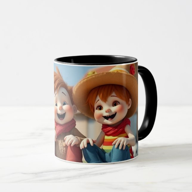 Taza Winterfreunde im Glück (Anverso derecho)
