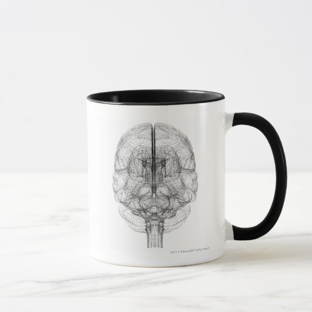 Taza Wireframe del cerebro (Derecha)