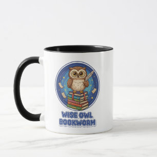 Taza Wise Owl Bookworm