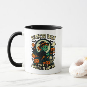 Taza Witch Way to the Pumpkin Patch? Halloween