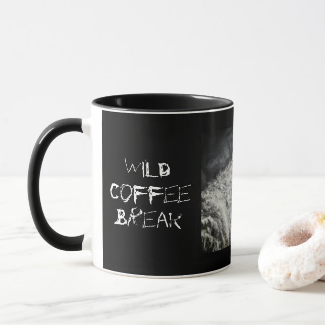 Taza Wolf：Coffee Mug (Con donut)