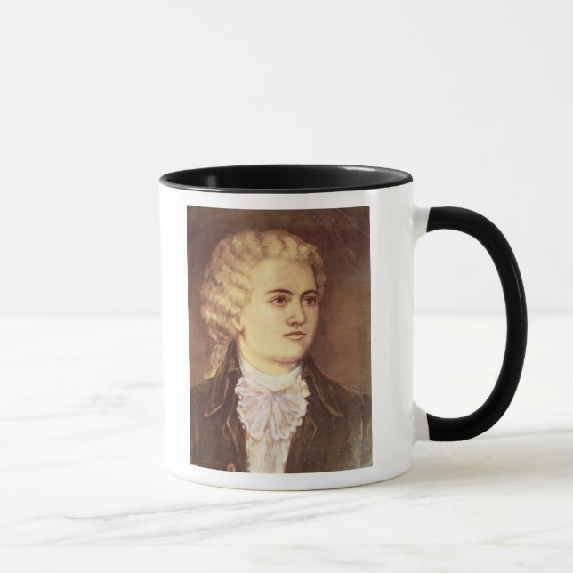 Taza Wolfgang Amadeus Mozart durante su estancia (Derecha)