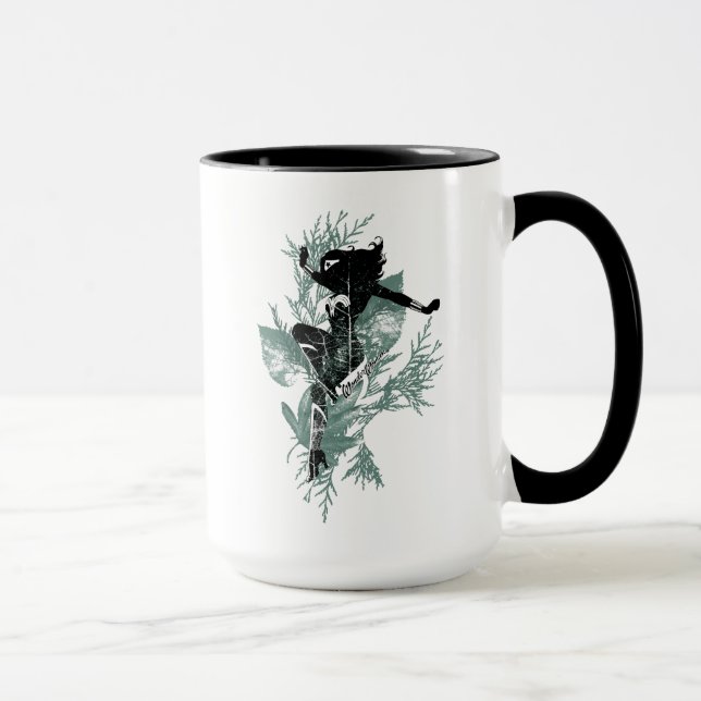 Taza Wonder Woman Landing Foliage Graphic (Derecha)