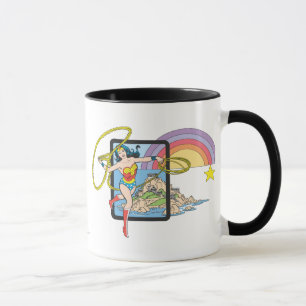 Taza Wonder Woman Rainbow