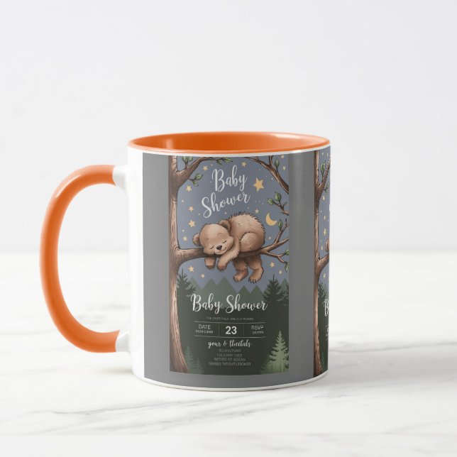 Taza Woodland Sleepy Bear Coffee Mug | Coszy Forest Ani (Izquierda)