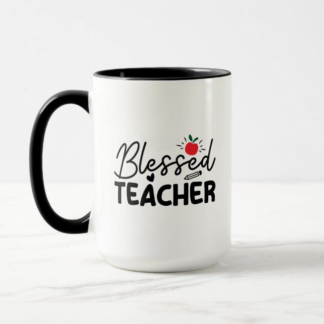 Taza Wordart de Maestro Bendito (Izquierda)