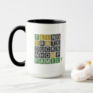 Taza Wordle Family Mug