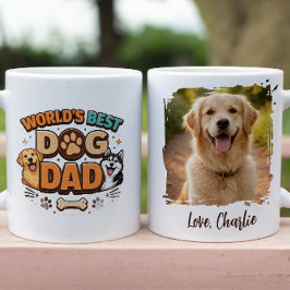 Taza World’s Best Dog Dad | Custom Father’s Day