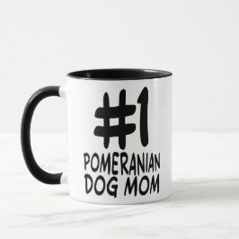 Taza World's Best Fur Mom: #1 Pomeranian Dog Mom