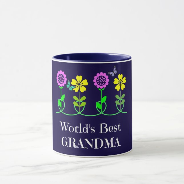 Taza World's Best Grandma, (Centro)