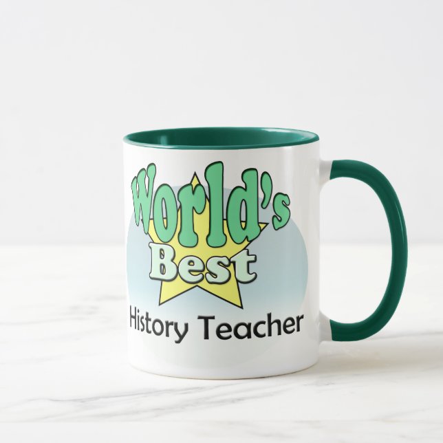 Taza World's Best History Teacher (Derecha)
