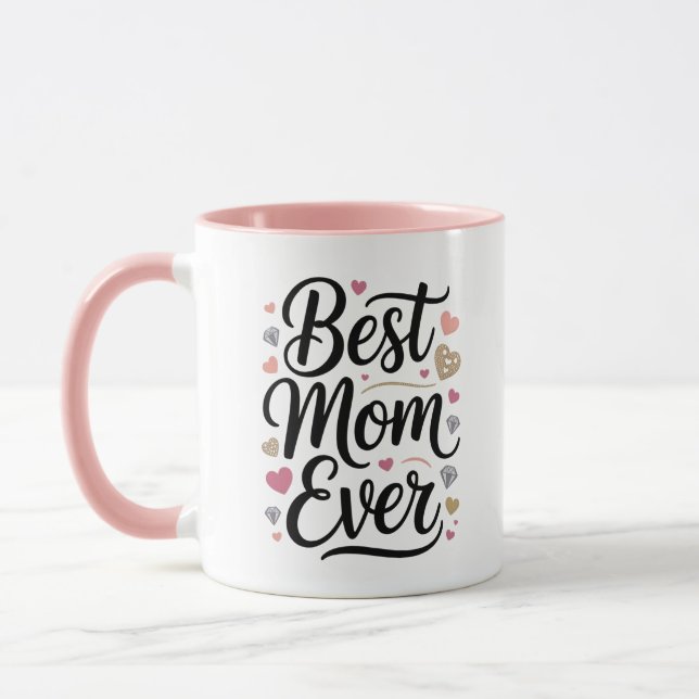 Taza World's Best Mom Diamonds (Izquierda)