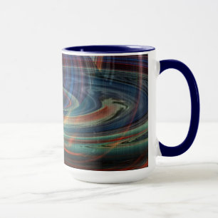 Taza Wormhole Over The Bay Abstract Mug