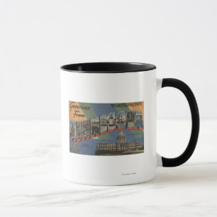 Taza Worthington, Minnesota - escenas grandes de la