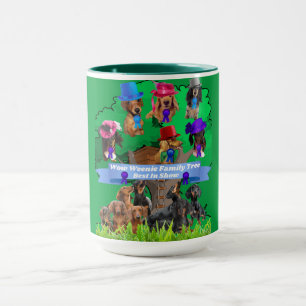Taza Wow Weenie Family Tree 2 Tone Coffee Mug