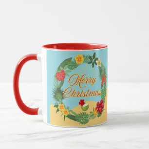 Taza Wreath, Navidades tropicales