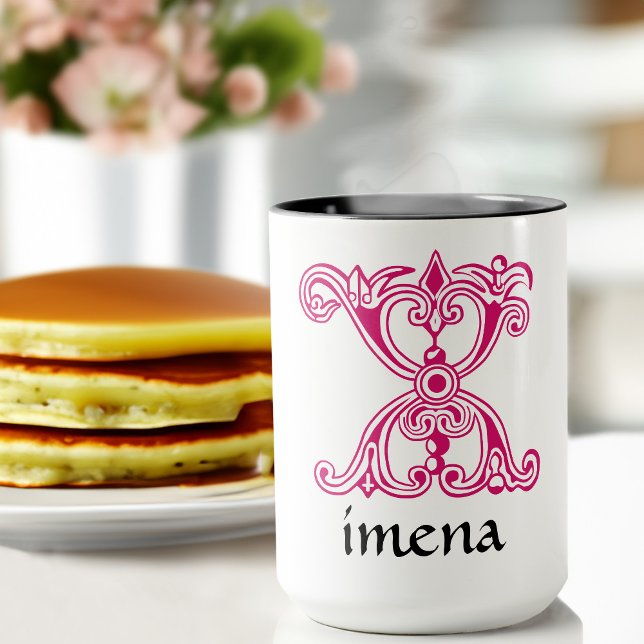 Taza X Capital Decorativo Botánico Medieval (Subido por el creador)