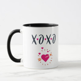 Taza XOXO Love El día de San Valentín Mug