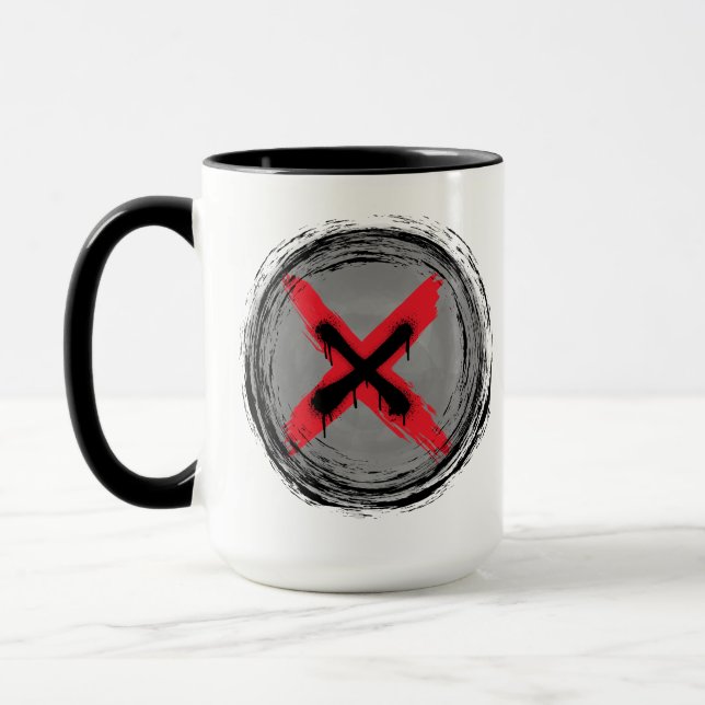 Taza Xpresión roja gruesa (Izquierda)