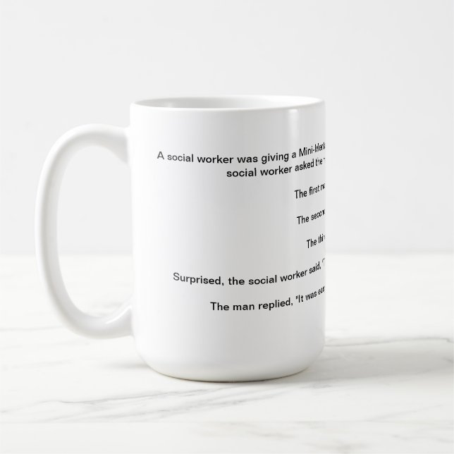 Taza XVI del asistente social (Izquierda)