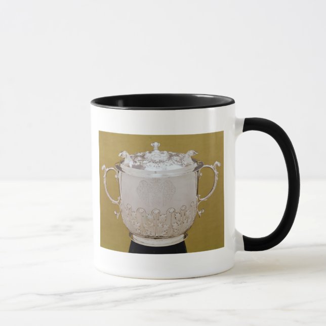 taza y cubierta Dos-dirigidas, c.1695 (Derecha)