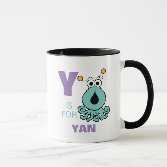Taza Y es para Yip-Yips | Añadir su nombre (Derecha)