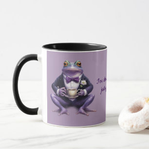 Taza Ya he sido besado Purple Frog Coffee