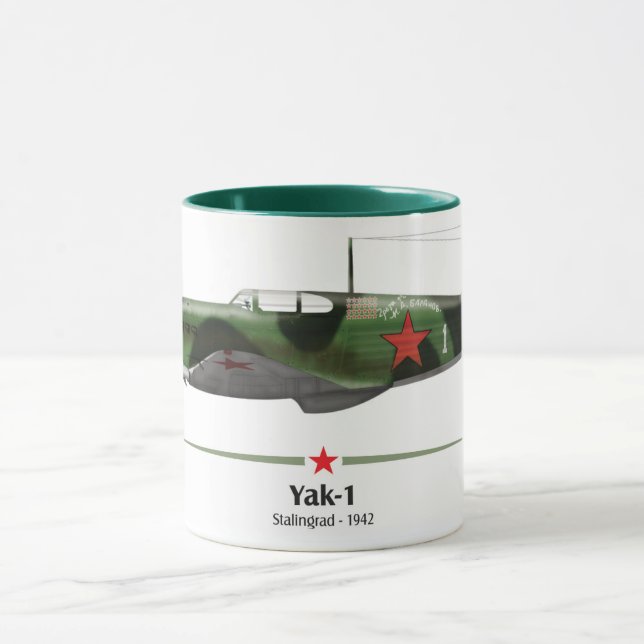 Taza Yak-1 - Batalha de Staligrado - 1942 (Centro)