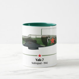 Taza Yak-7 Russia - Stalingrad Battle - 1942