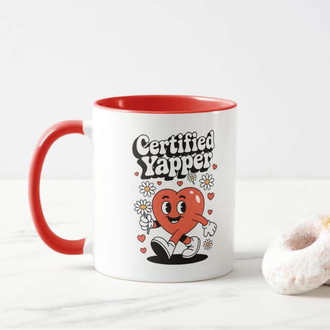 Taza Yapper certificado (Con donut)