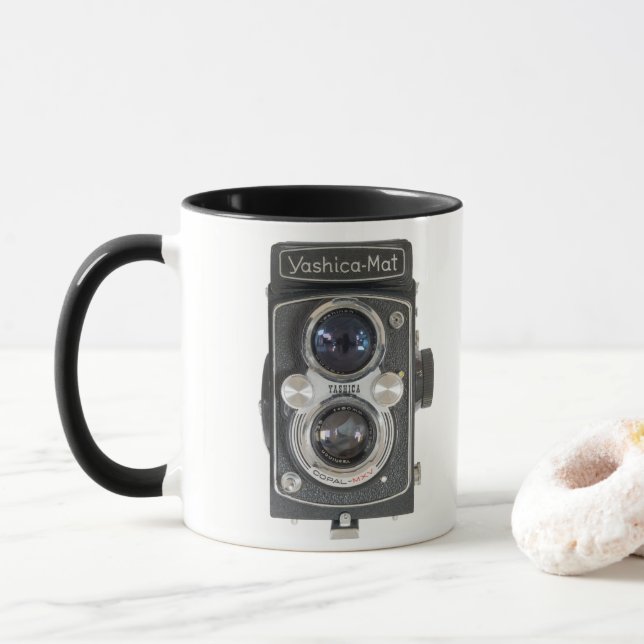 Taza Yashica-Mat (Con donut)