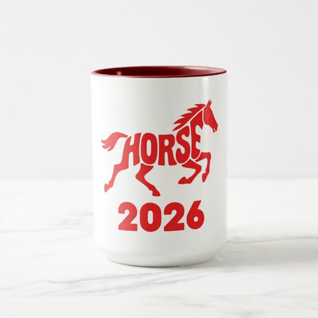 Taza Year of the Horse 2026 (Centro)