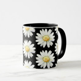 Taza Yellow Dotted Daisy's