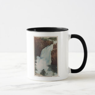 Taza Yellowstone, WYView de las caídas del río