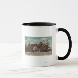 Taza Yellowstone, WYView del mesón fiel viejo entero