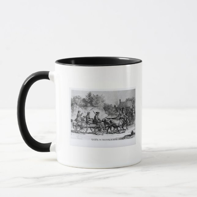 Taza Yendo al encuentro en 1776, 1876 (Izquierda)