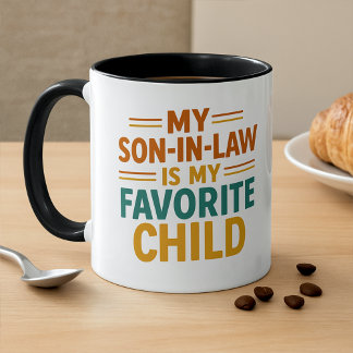 Taza Yerno Divertido es el Hijo Favorito