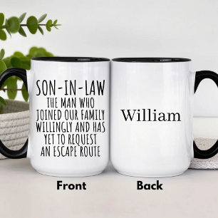Taza Yerno Personalizado